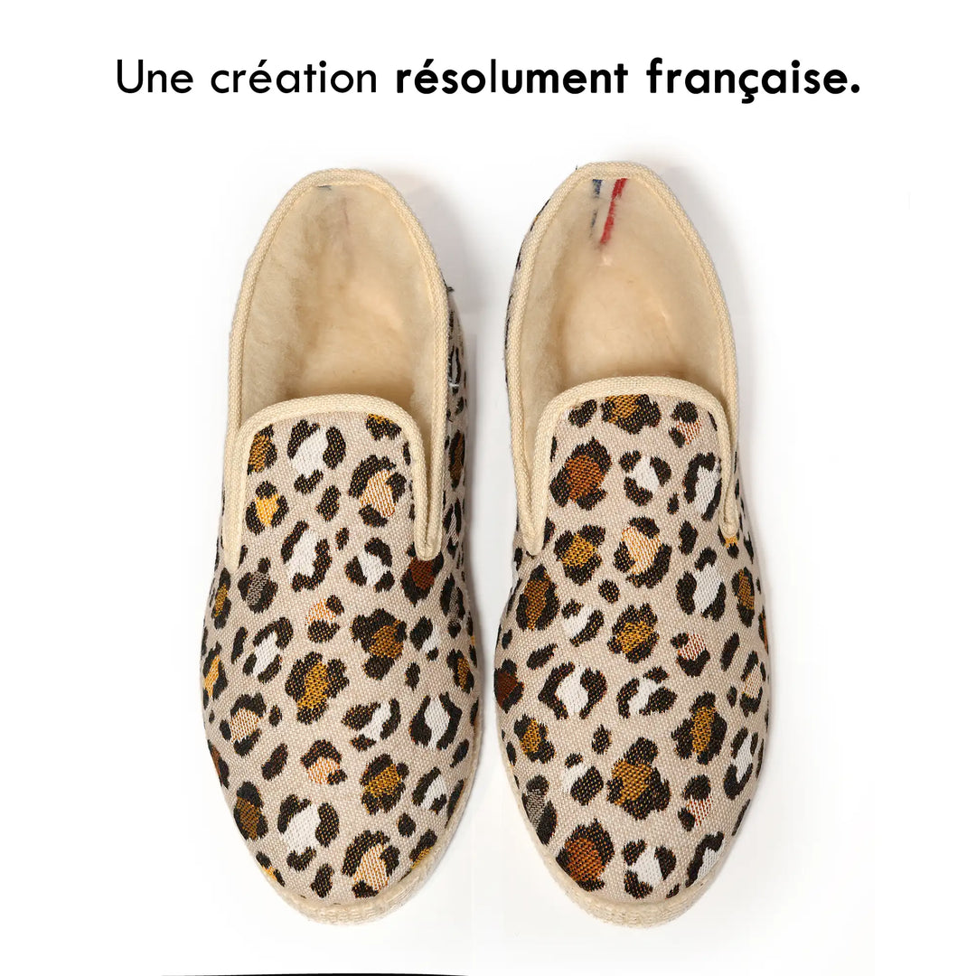 Charentaise Femme, Charentaises Made in France, Charentaise Homme Originales Fauve