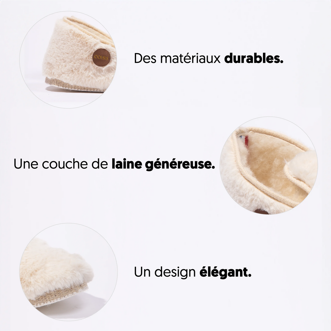 Charentaises homme femme COUSUS cocon cristallin attributs produits