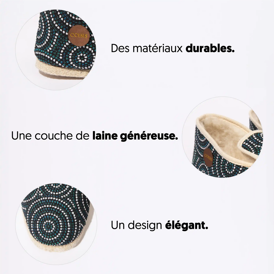 Charentaises francaises COUSUS homme et femme Aimable Canard attributs