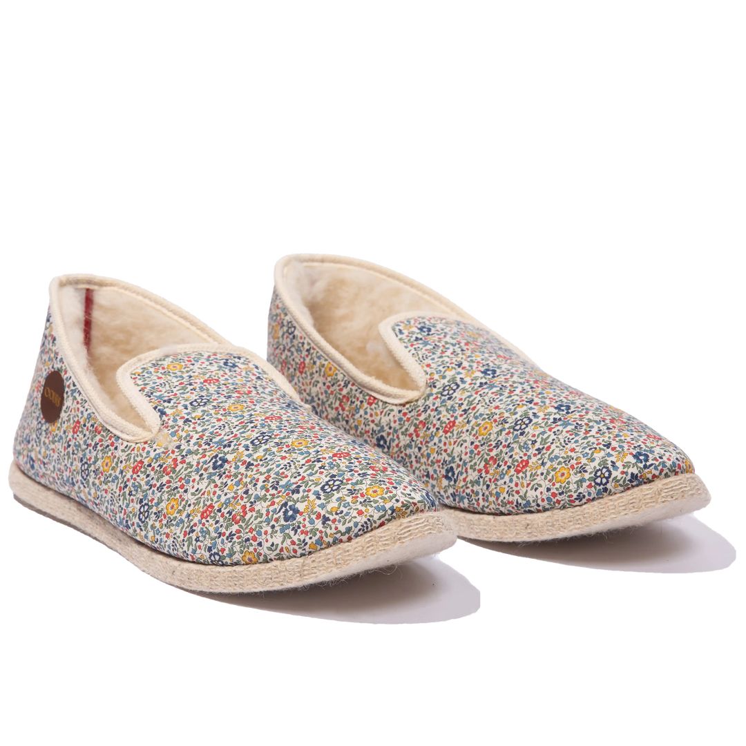 Charentaises COUSUS femme Fine Fleur  made in France