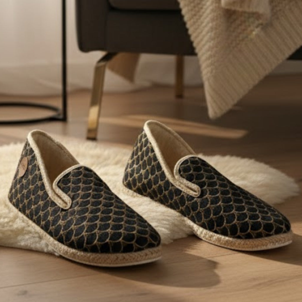 Charentaises Jacquard : tradition française et élégance contemporaine