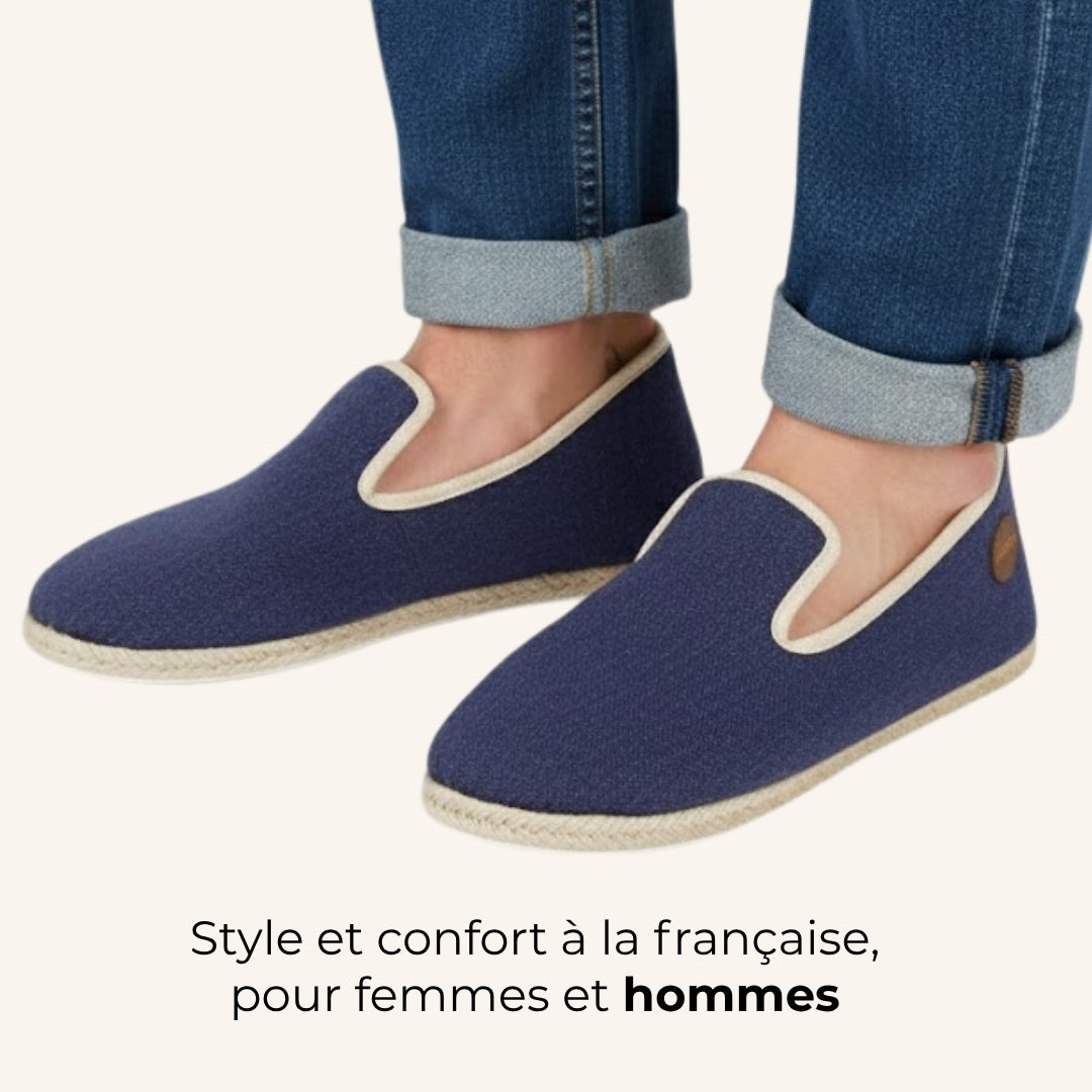 Charentaises Bleu Abysses 🇫🇷