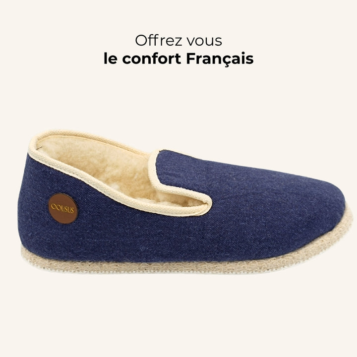 Charentaises Bleu Abysses 🇫🇷
