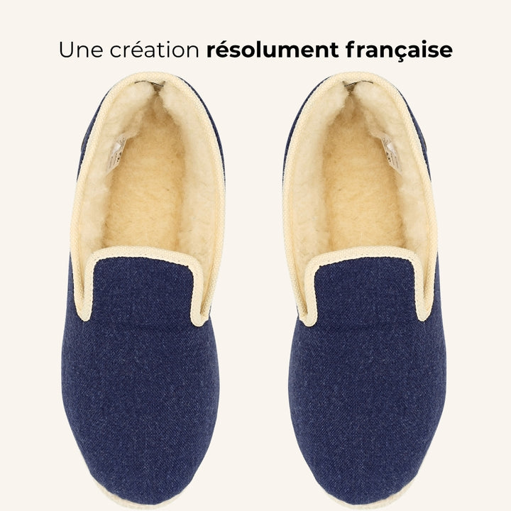 Charentaises Bleu Abysses 🇫🇷